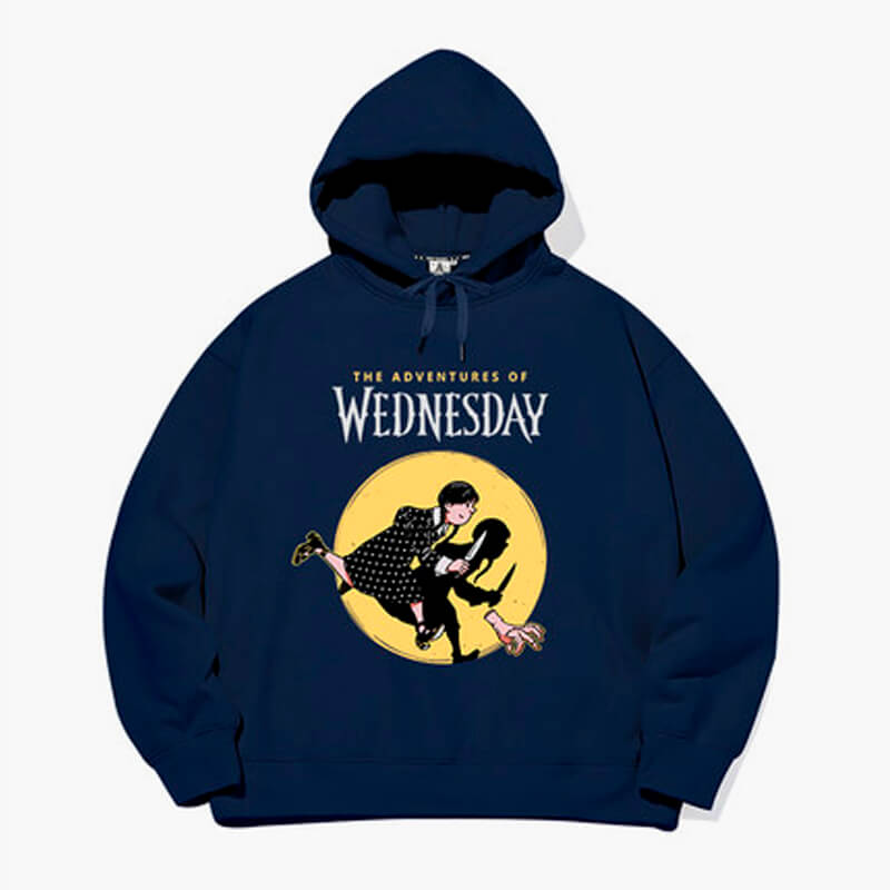 The Adventures of Wednesday Hoodie Addamscore The Adventures of Wednesday Hoodie Addamscore