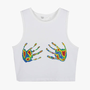 Thermal Hands Aesthetic Crop Top - Aesthetic Clothes Shop Thermal Hands Aesthetic Crop Top - Aesthetic Clothes Shop