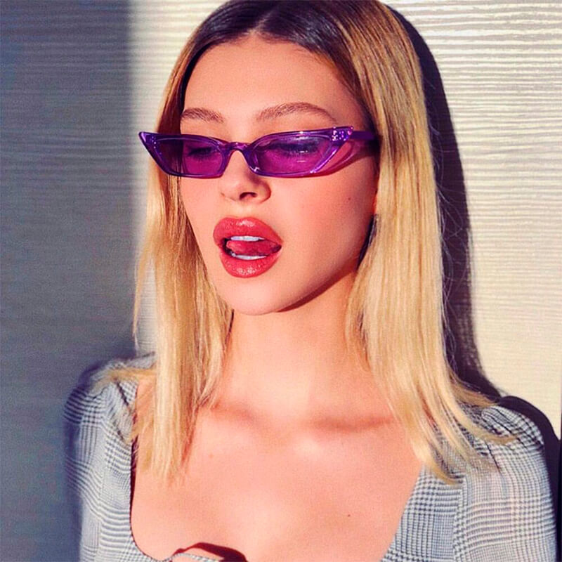 Thin Frame Cat Eye Aesthetic Glasses Thin Frame Cat Eye Aesthetic Glasses