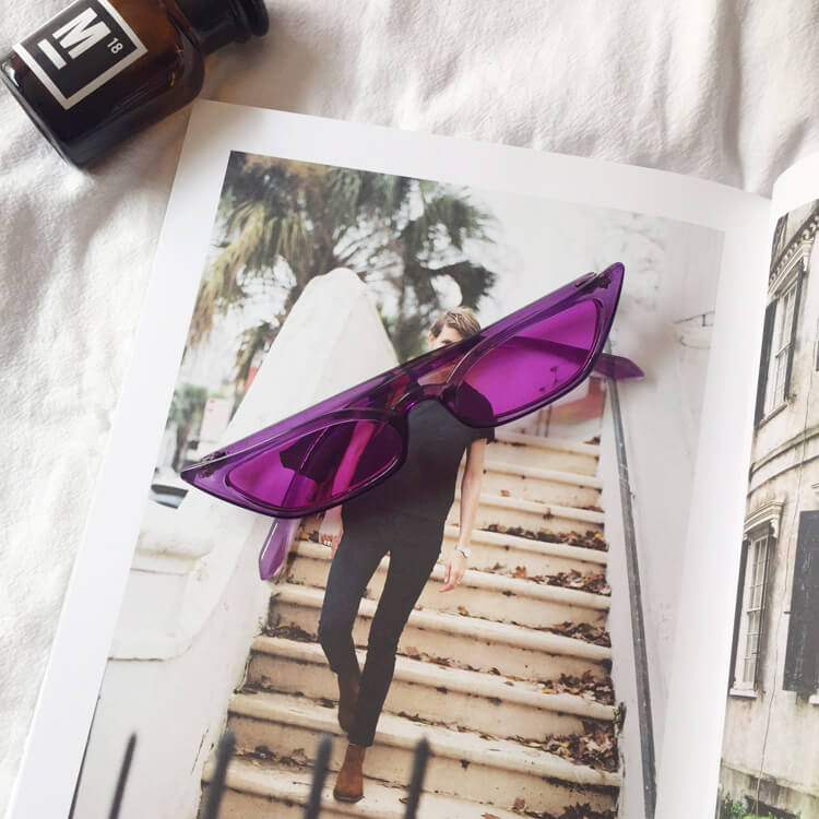 Thin Frame Cat Eye Aesthetic Glasses Thin Frame Cat Eye Aesthetic Glasses