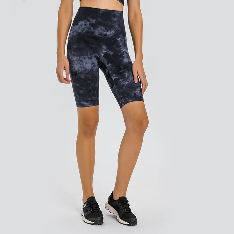 Tie-Dye High Waist Yoga Shorts Tie-Dye High Waist Yoga Shorts