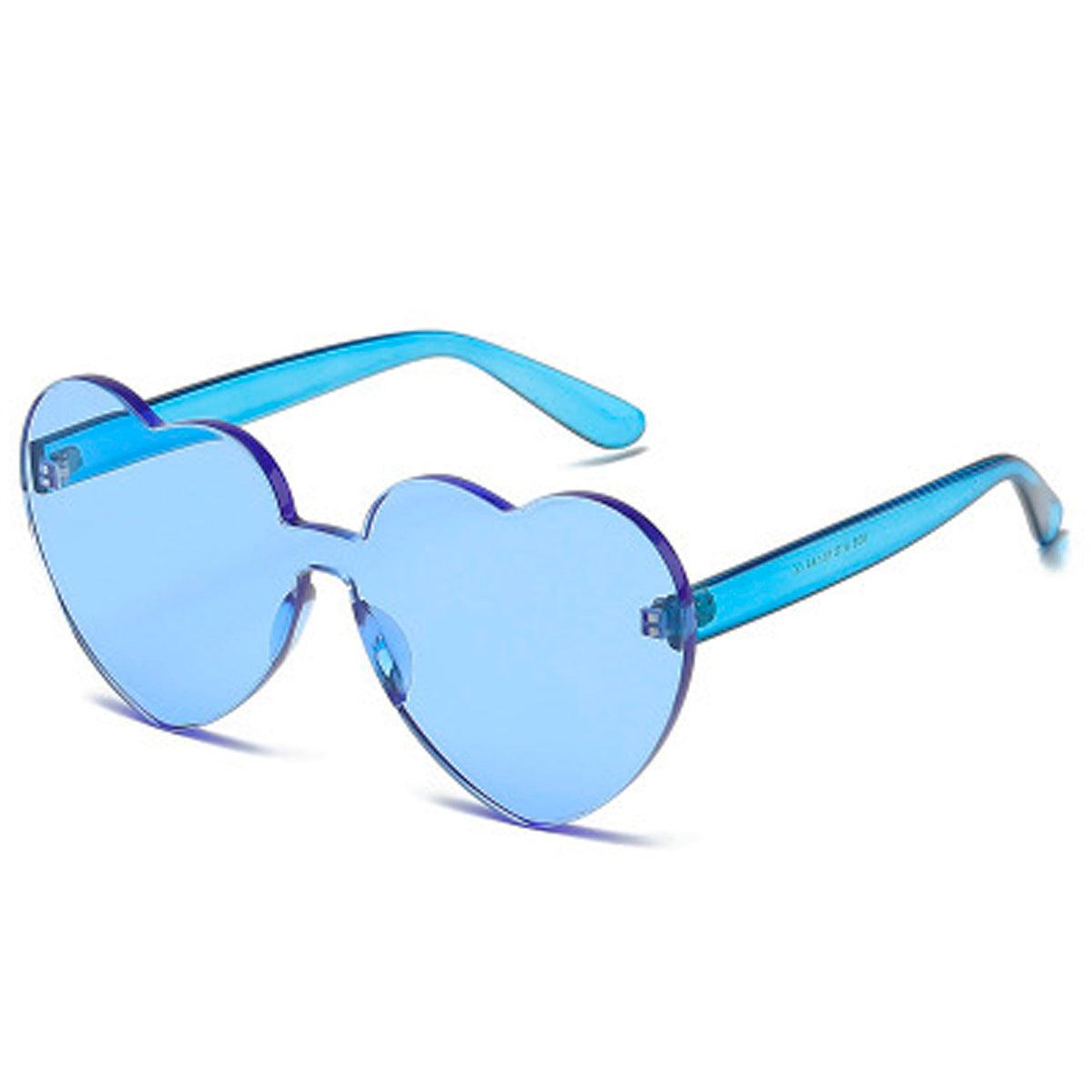 Transparent Rimless Heart Shaped Glasses - Aesthetic Clothes Shop Transparent Rimless Heart Shaped Glasses - Aesthetic Clothes Shop