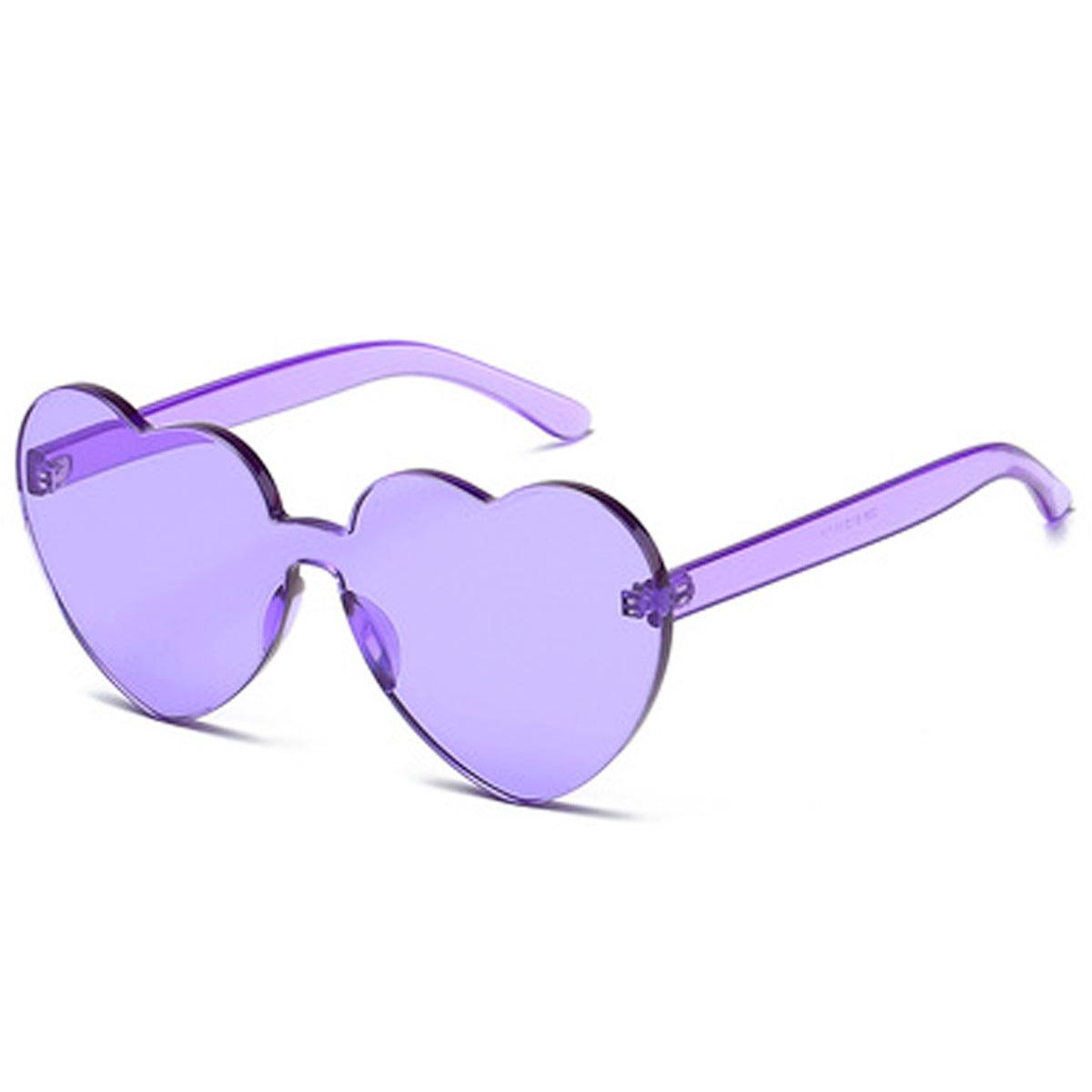 Transparent Rimless Heart Shaped Glasses - Aesthetic Clothes Shop Transparent Rimless Heart Shaped Glasses - Aesthetic Clothes Shop