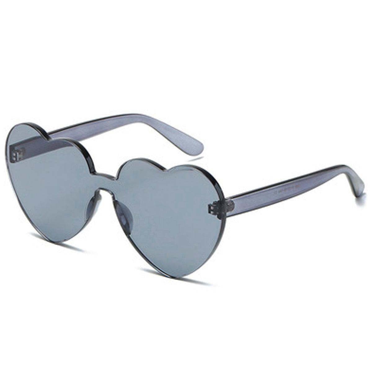 Transparent Rimless Heart Shaped Glasses - Aesthetic Clothes Shop Transparent Rimless Heart Shaped Glasses - Aesthetic Clothes Shop