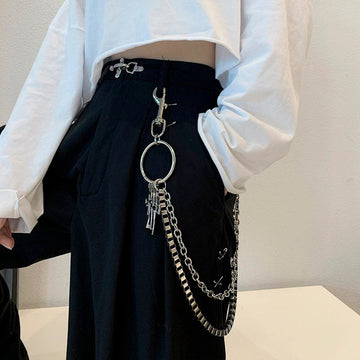 Triple Cross Harajuku Belt Chain