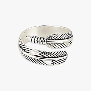 Twisted Feather Ring Cottagecore Aesthetic