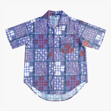 Vintage Square Plaid Weirdcore Shirt