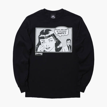 Why Cant My Boyfriend Skate Long Sleeve Shirt Why Cant My Boyfriend Skate Long Sleeve Shirt