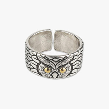 Wise Owl Ring Witch Academia - Aesthetic Clothes Shop Wise Owl Ring Witch Academia - Aesthetic Clothes Shop