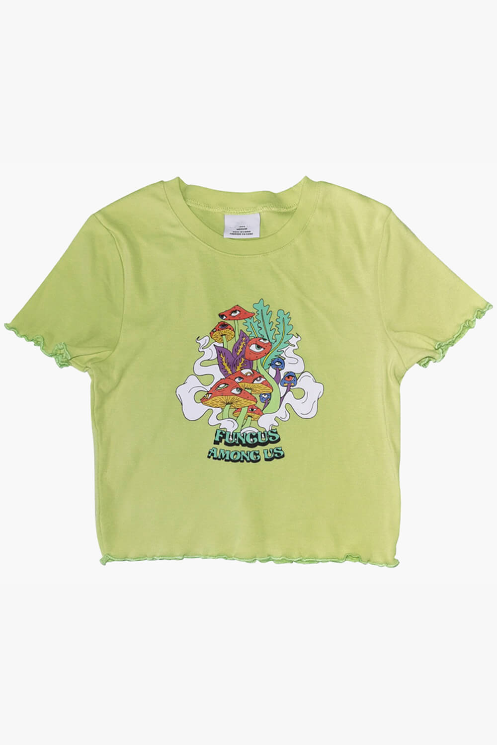 Y2K Aesthetic Crop Top Fungus Among Us Y2K Aesthetic Crop Top Fungus Among Us