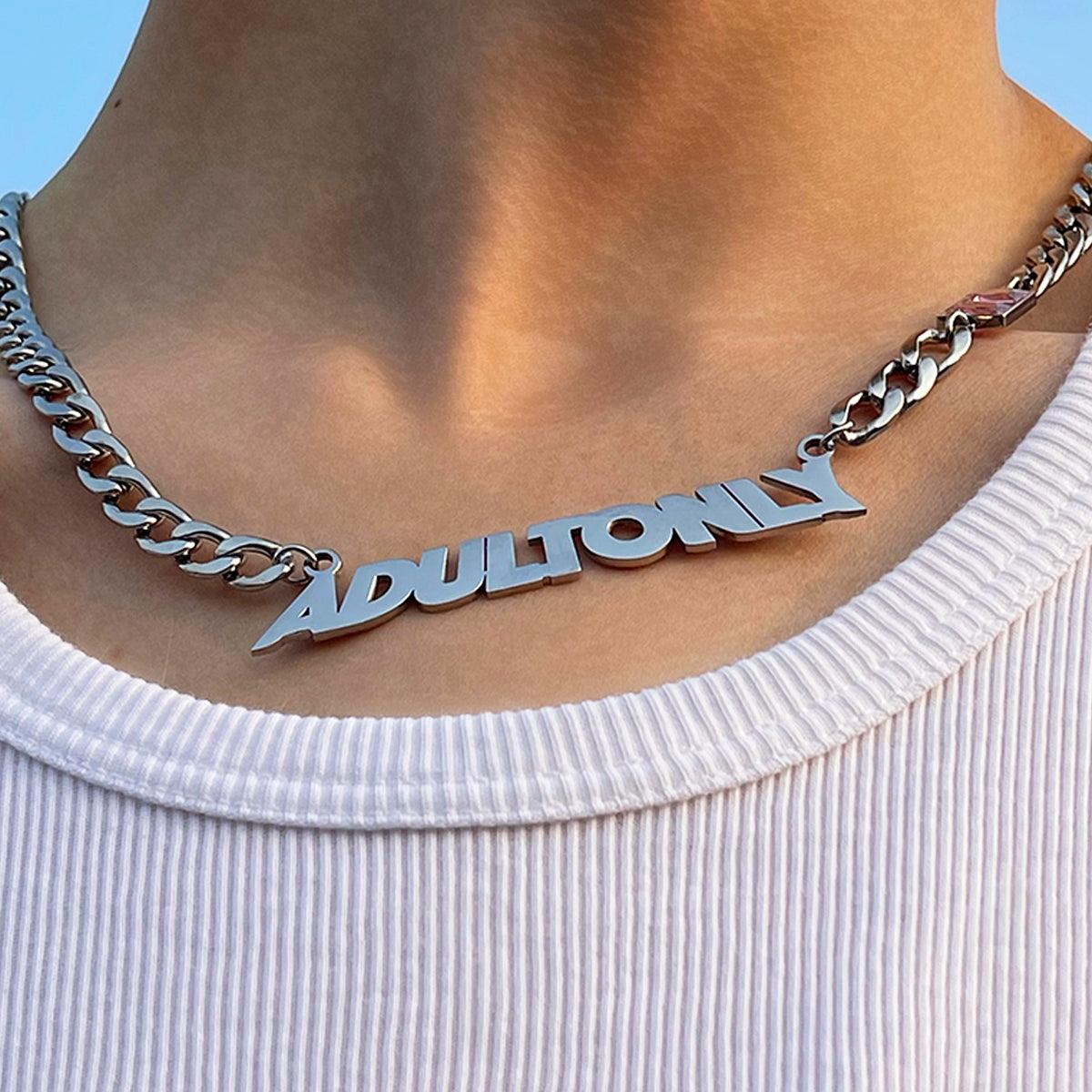 Adultonly Aesthetic Necklace - Aesthetic Clothes Shop