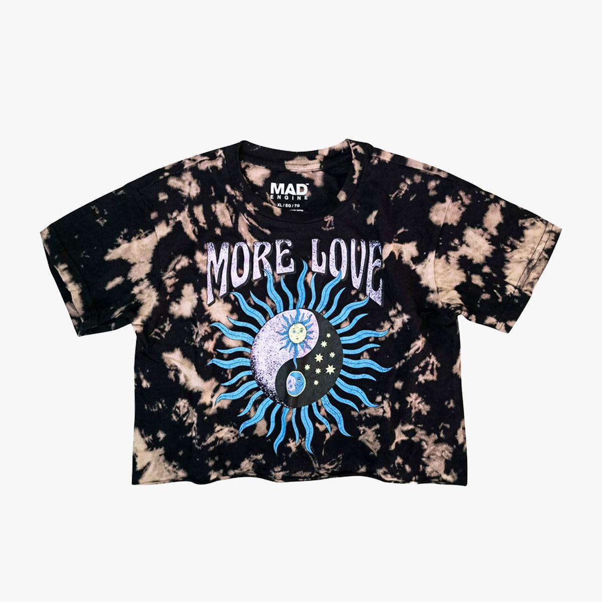 Aesthetic Crop Top More Love Tie Dye - Aesthetic Clothes Shop