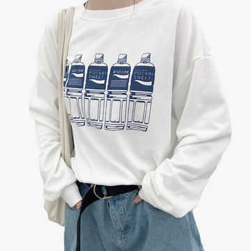 Aesthetic Water Long Sleeve Shirt - Aesthetic Clothes Shop