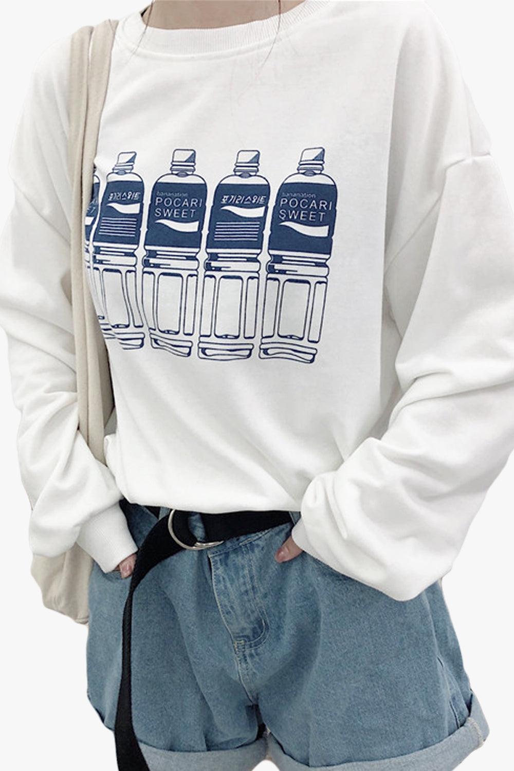 Aesthetic Water Long Sleeve Shirt - Aesthetic Clothes Shop