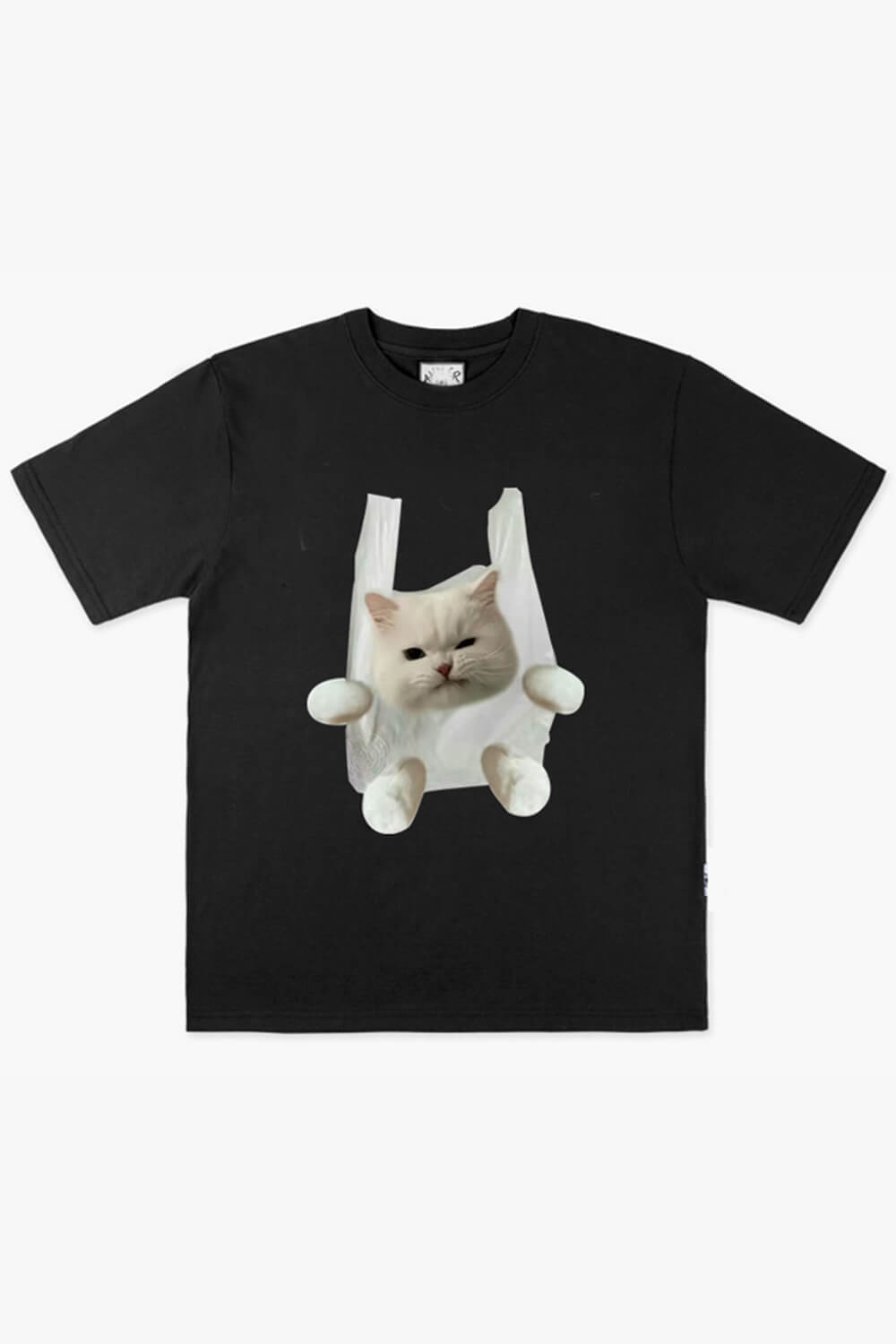 Angry Cat in Tote Bag T-Shirt