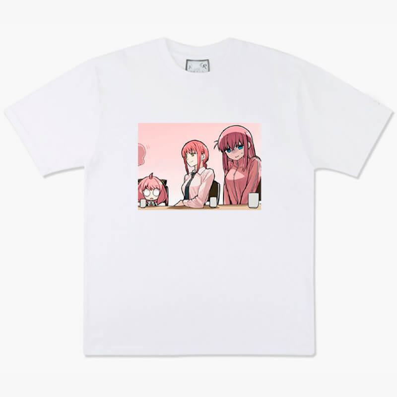 Ania Forger Makima and Hitori Gotoh T-Shirt Anime Humour