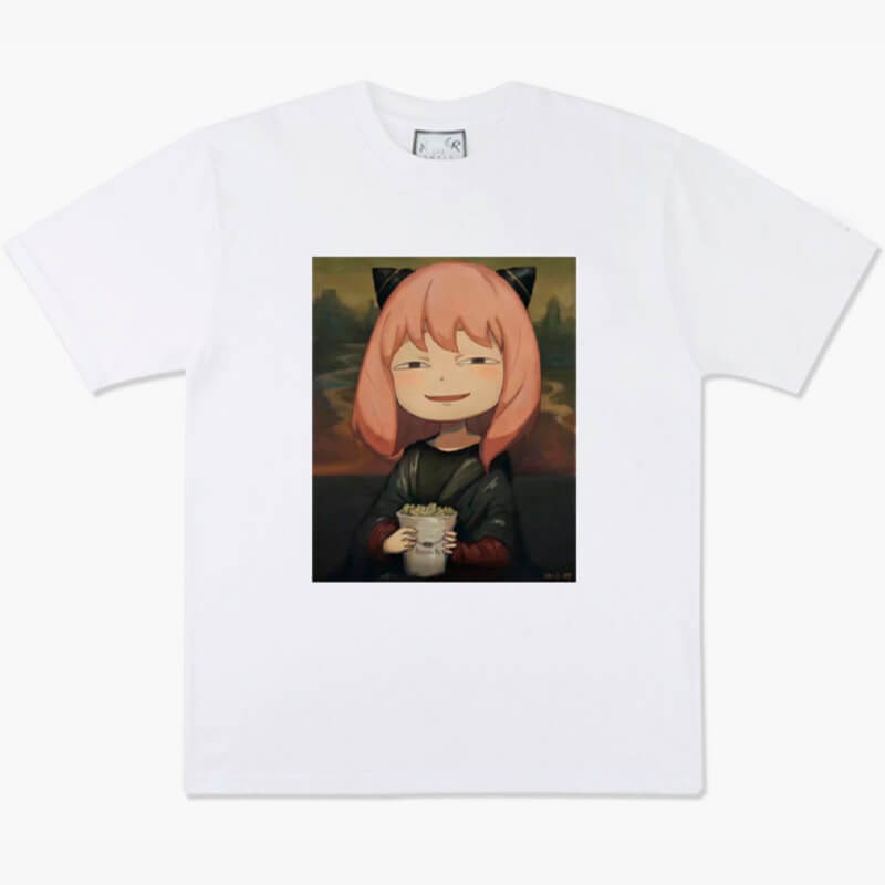 Ania Forger Smile Mona Lisa Anime T-Shirt Memecore