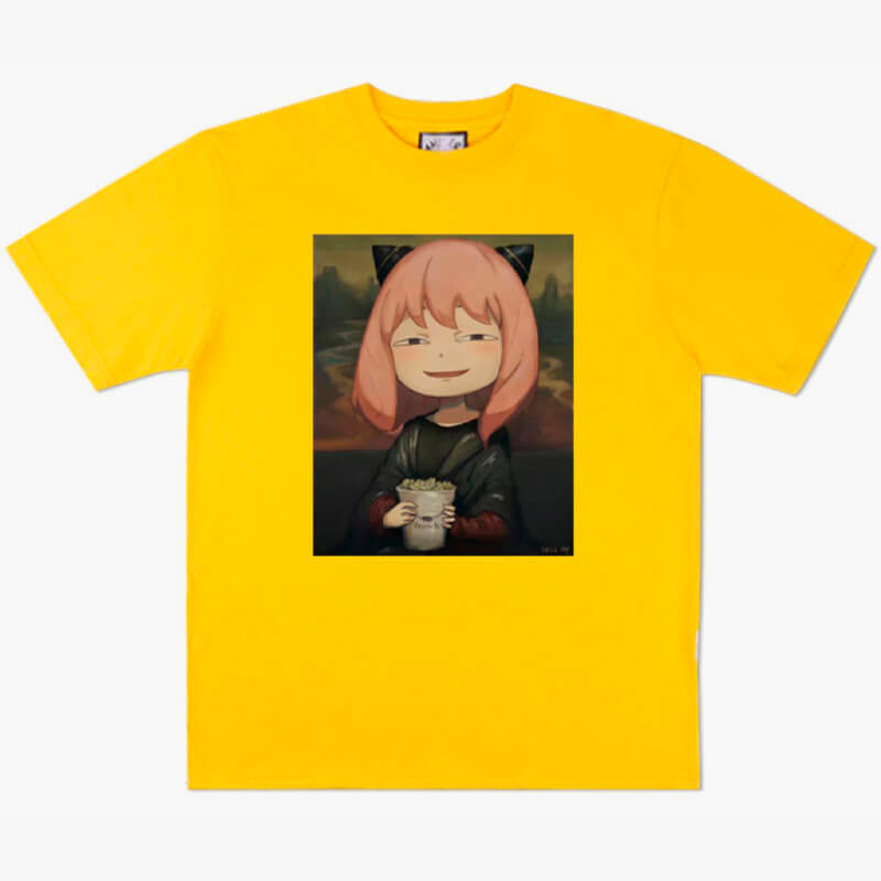 Ania Forger Smile Mona Lisa Anime T-Shirt Memecore