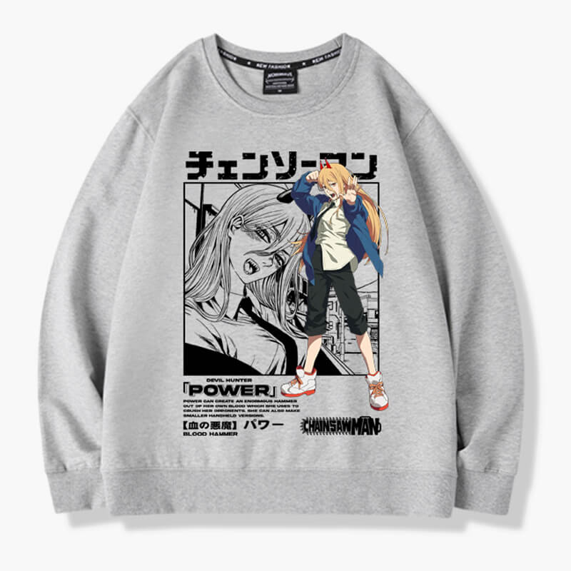 Anime Chainsaw Man Power Sweatshirt