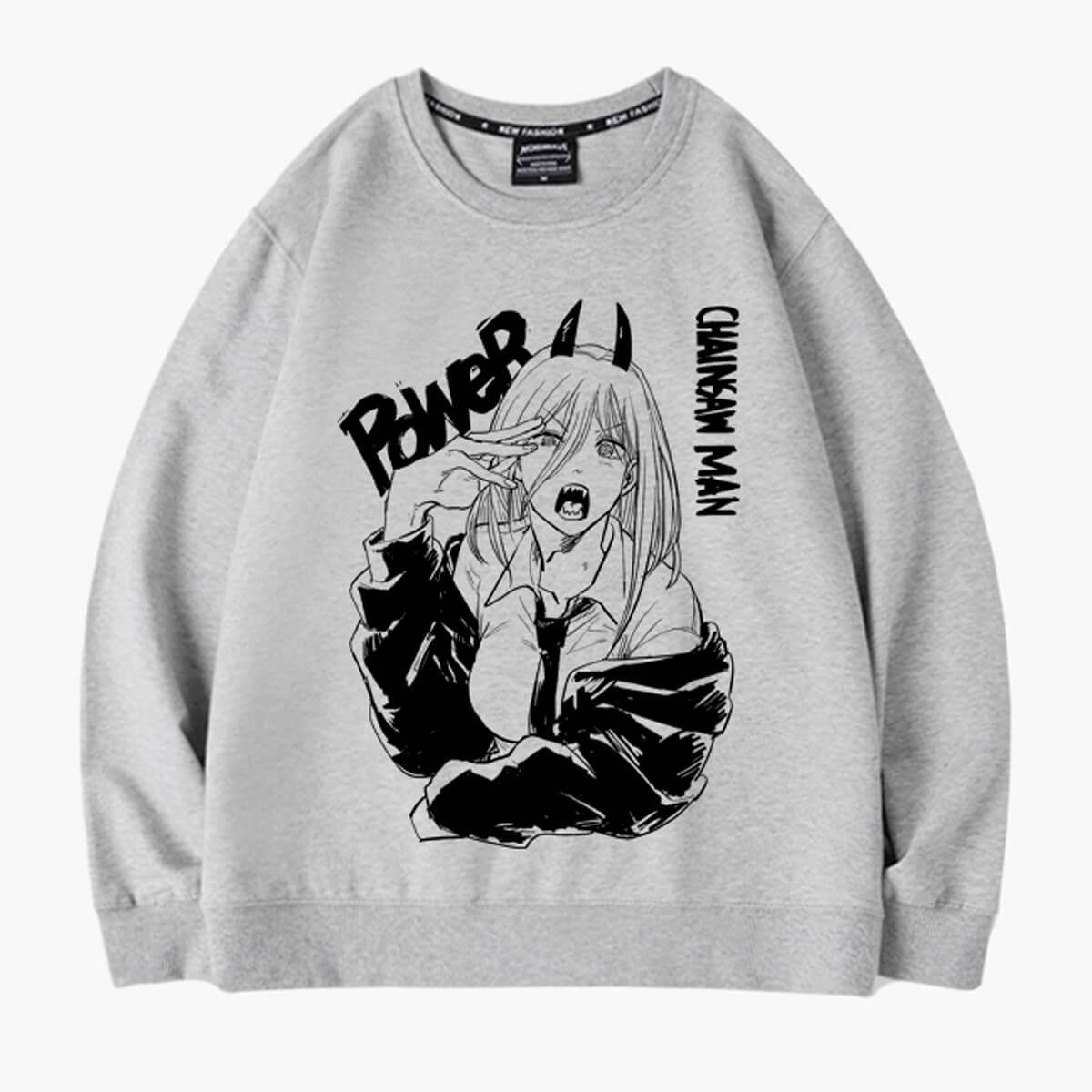 Annoyed Power Chainsaw Man Sweatshirt - Aesthetic Clothes Shop