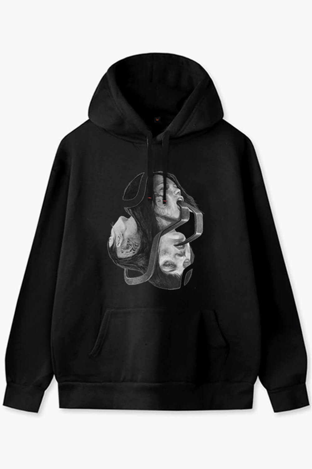 Anxiety and Sadness Aesthetic Hoodie Many Tongues
