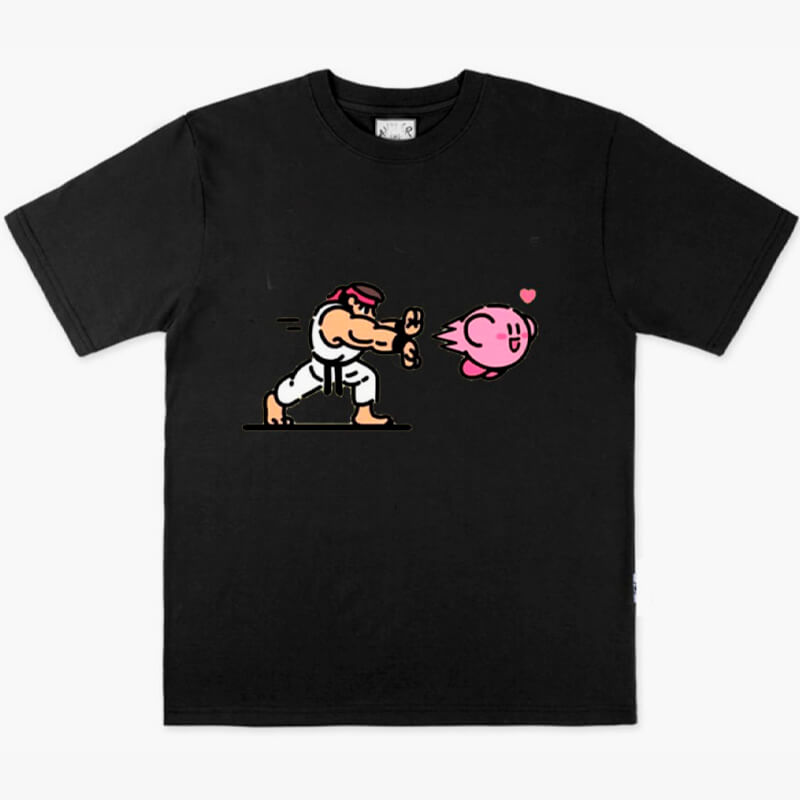 Arcade Kid Aesthetic T-Shirt Kirby Hadouken