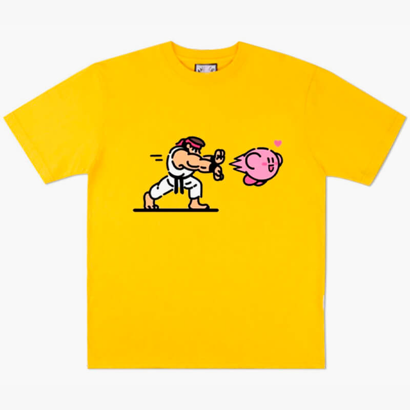 Arcade Kid Aesthetic T-Shirt Kirby Hadouken