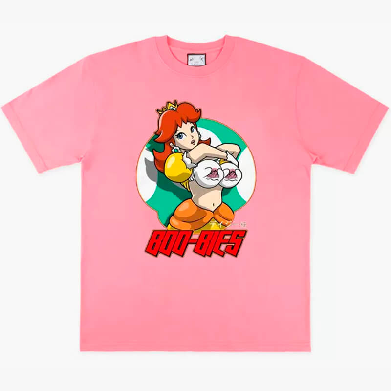 Arcade Kid Gamer Aesthetic T-Shirt Boo-Bies Princess Daisy