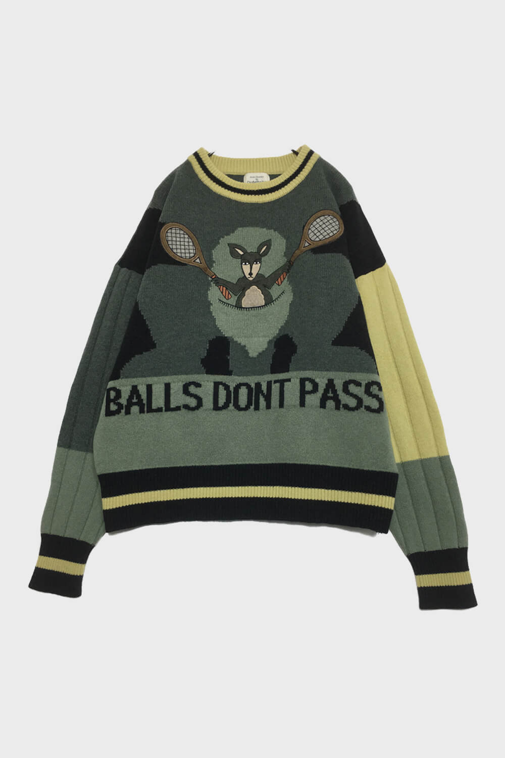 Balls Don't Pass Kangaroo Retro Sweater
