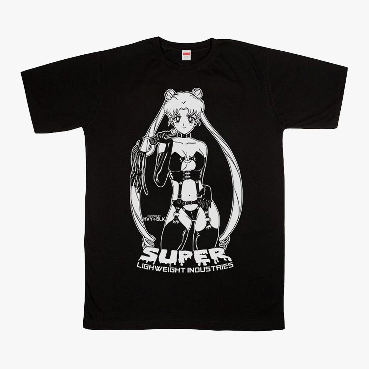 Black EGirl Sailor Moon T-Shirt - Aesthetic Clothes Shop