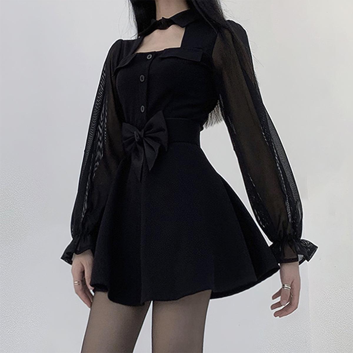 black gothic dress