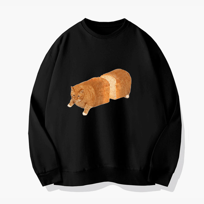 Bread Cat Meme Aesthetic Sweatshirt