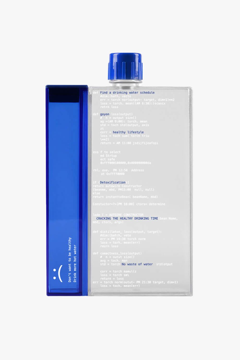 BSOD Art Programming Aesthetic Bottle - Aesthetic Clothes Shop