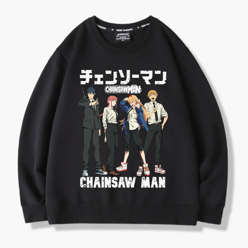 Chainsaw Man Anime Devil Hunters Squad Sweatshirt