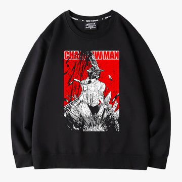 Chainsaw Man Bloody Denji Hybrid Sweatshirt