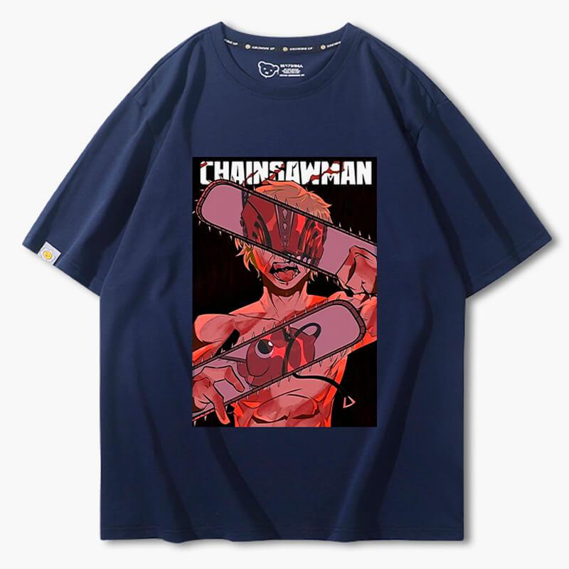 Chainsaw Man Denji Reflection T-Shirt - Aesthetic Clothes Shop