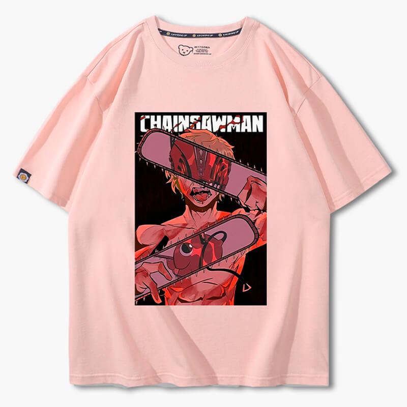 Chainsaw Man Denji Reflection T-Shirt - Aesthetic Clothes Shop