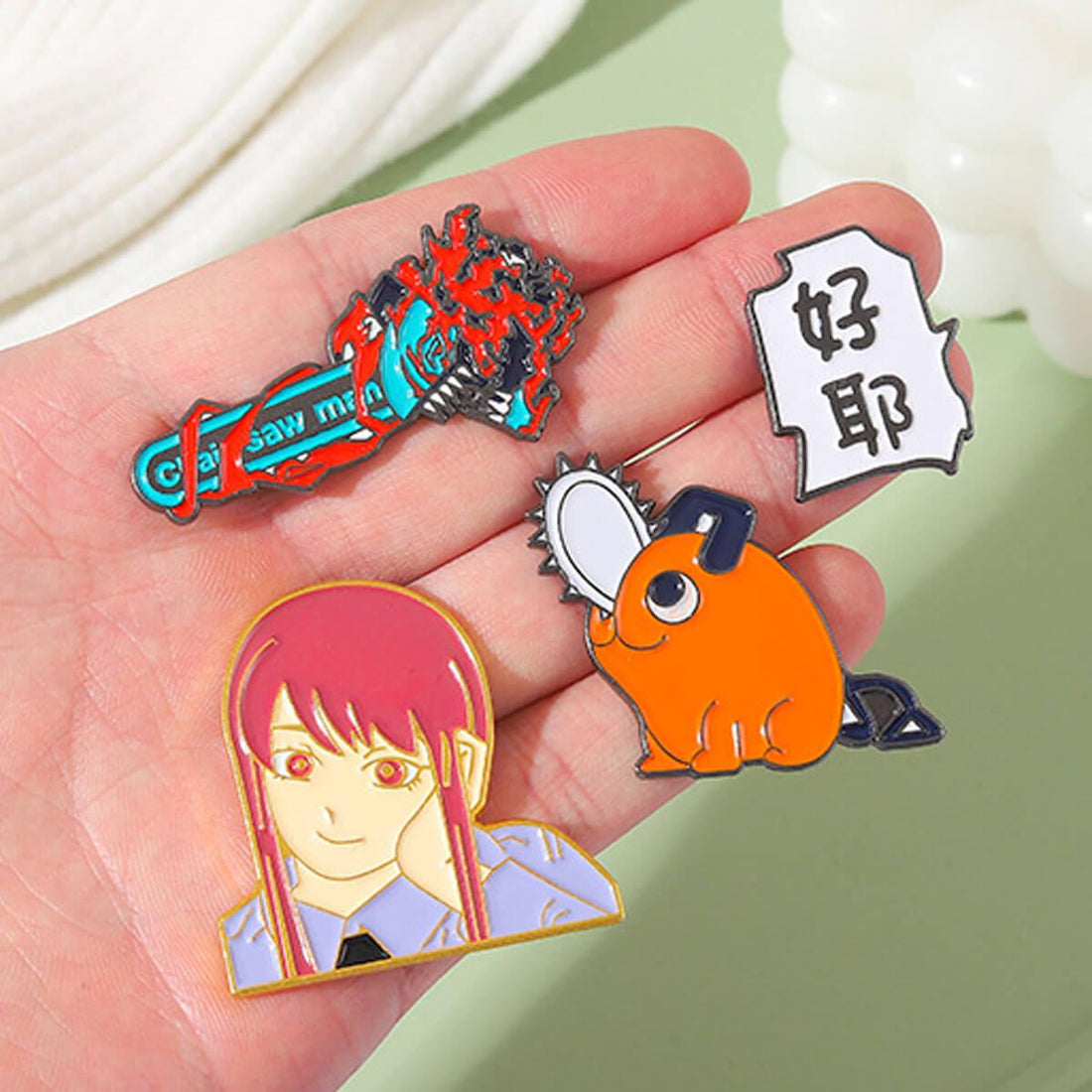 Chainsaw Man Enamel Pins Anime Aesthetic Aesthetic Shop