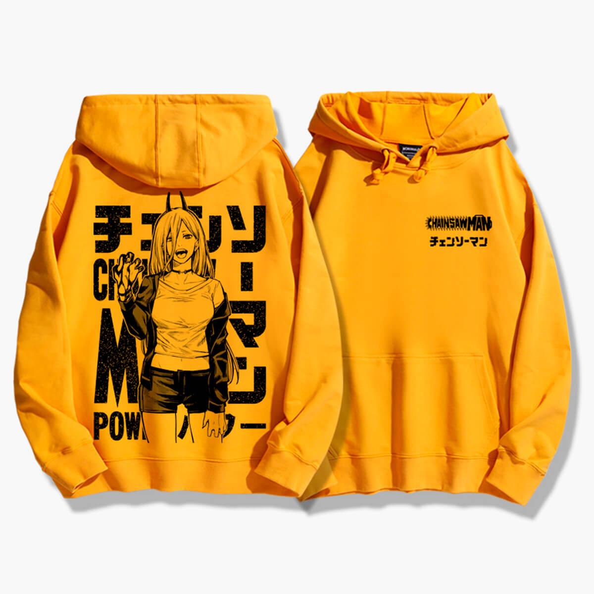 Chainsaw Man Hoodie Power Bloody Hand - Aesthetic Clothes Shop