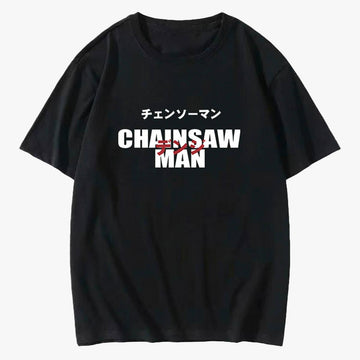 Chainsaw Man Logo Anime Aesthetic T-Shirt