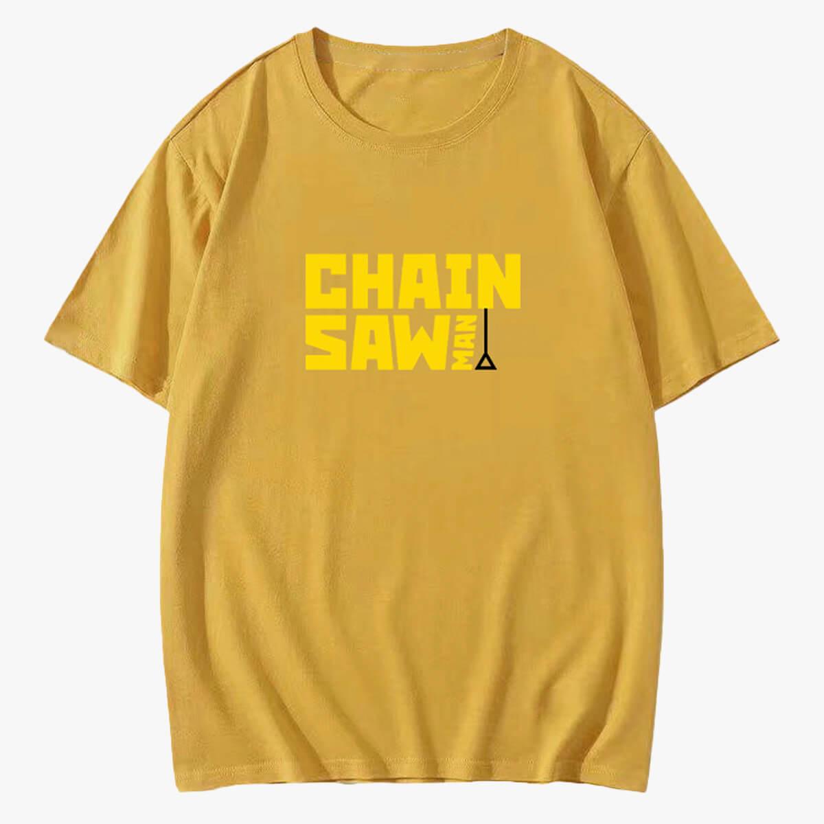 Chainsaw Man Logo Anime Aesthetic T-Shirt - Aesthetic Clothes Shop