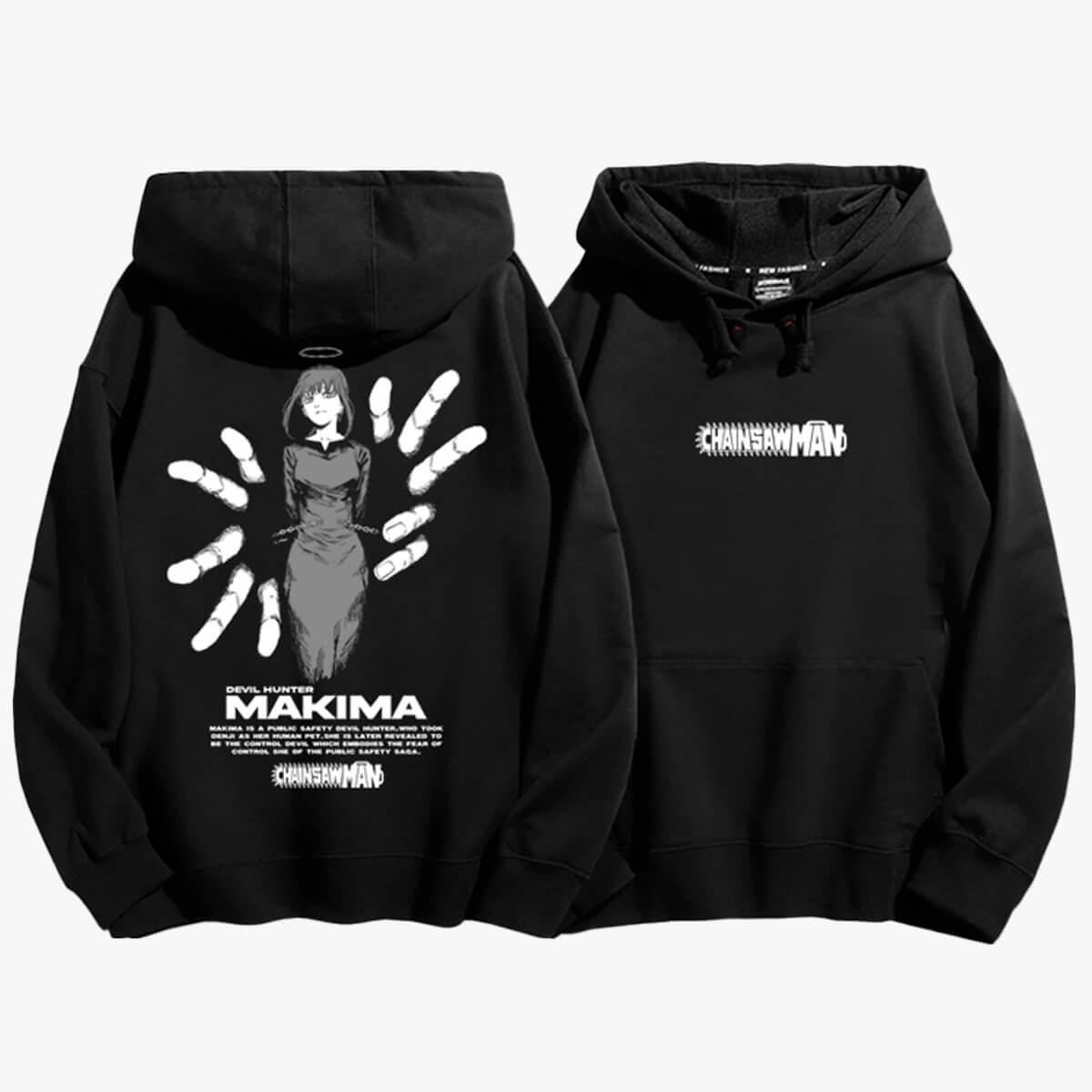 Chainsaw Man Makima Hands Aesthetic Hoodie - Aesthetic Clothes Shop