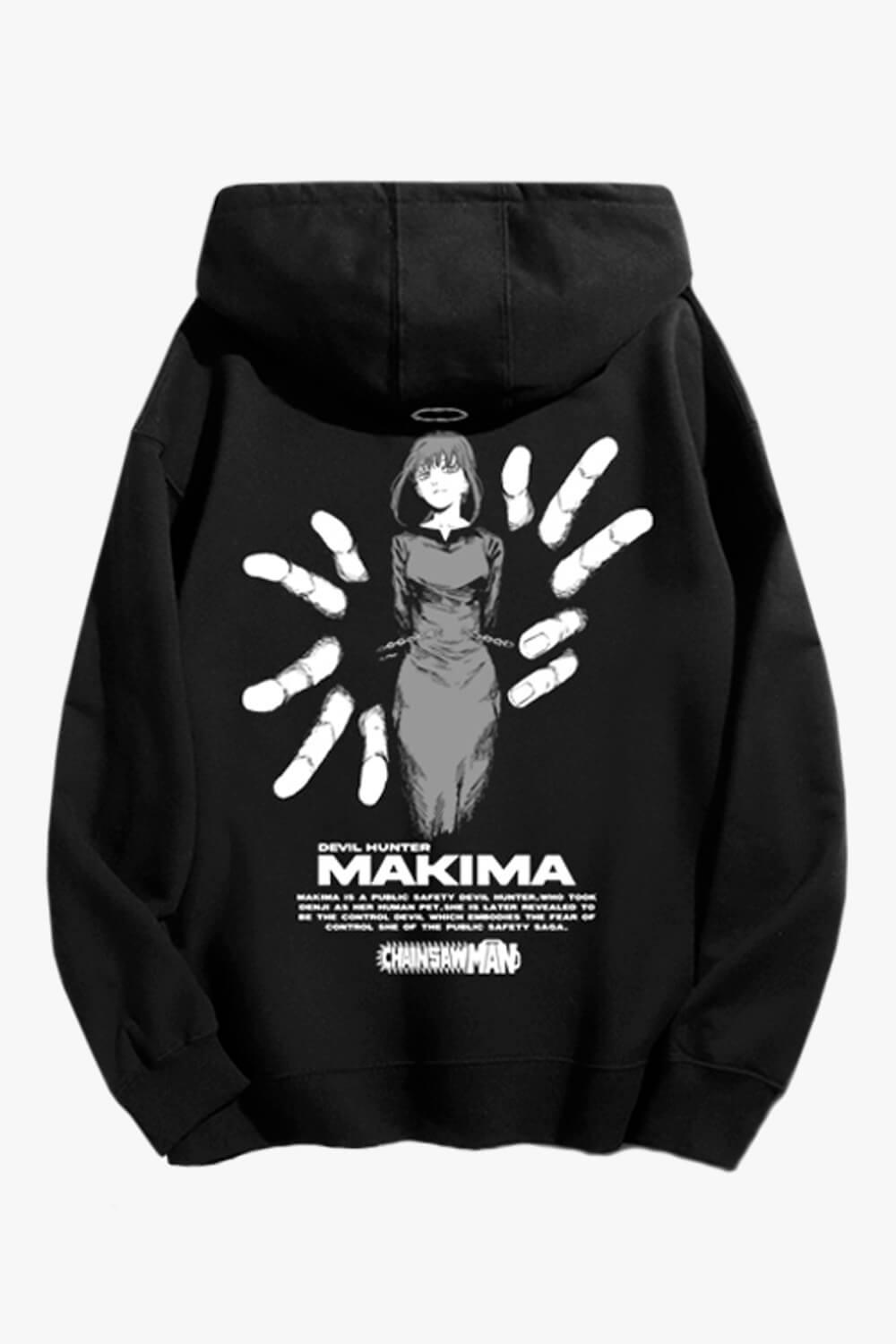 Chainsaw Man Makima Hands Aesthetic Hoodie - Aesthetic Clothes Shop
