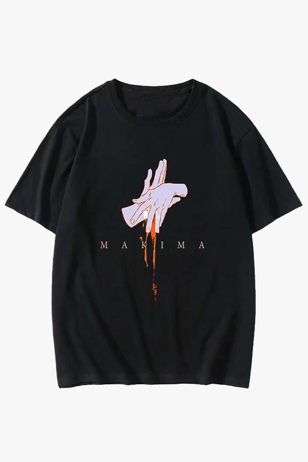 Chainsaw Man Makima Hands Sign T-Shirt - Aesthetic Clothes Shop