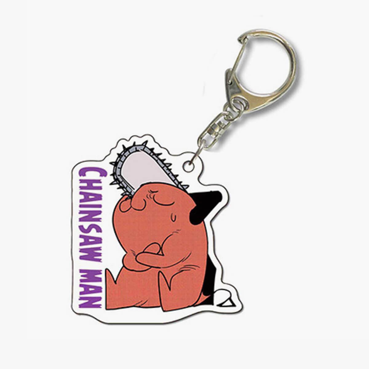 Chainsaw Man Pochita Pendant Keychain - Aesthetic Clothes Shop
