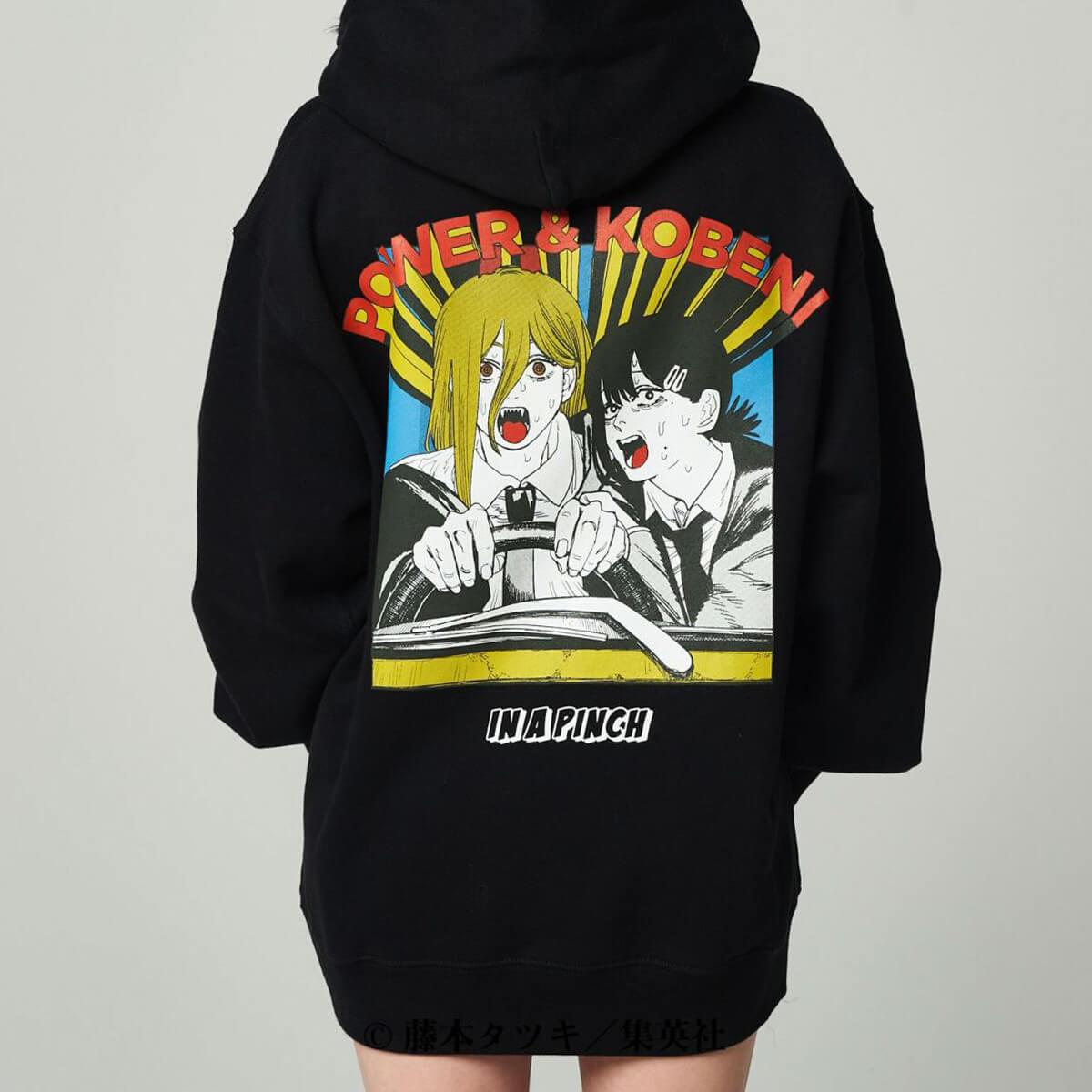 Chainsaw Man Power and Kobeni Car Hoodie - Aesthetic Clothes Shop