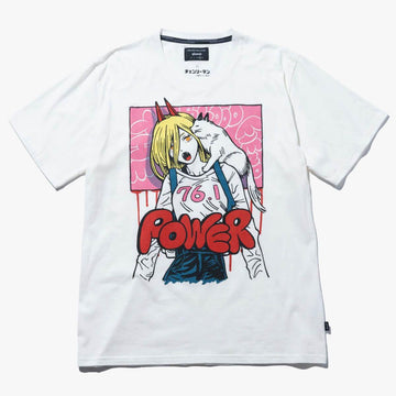 Chainsaw Man Power and Meowy Anime T-Shirt
