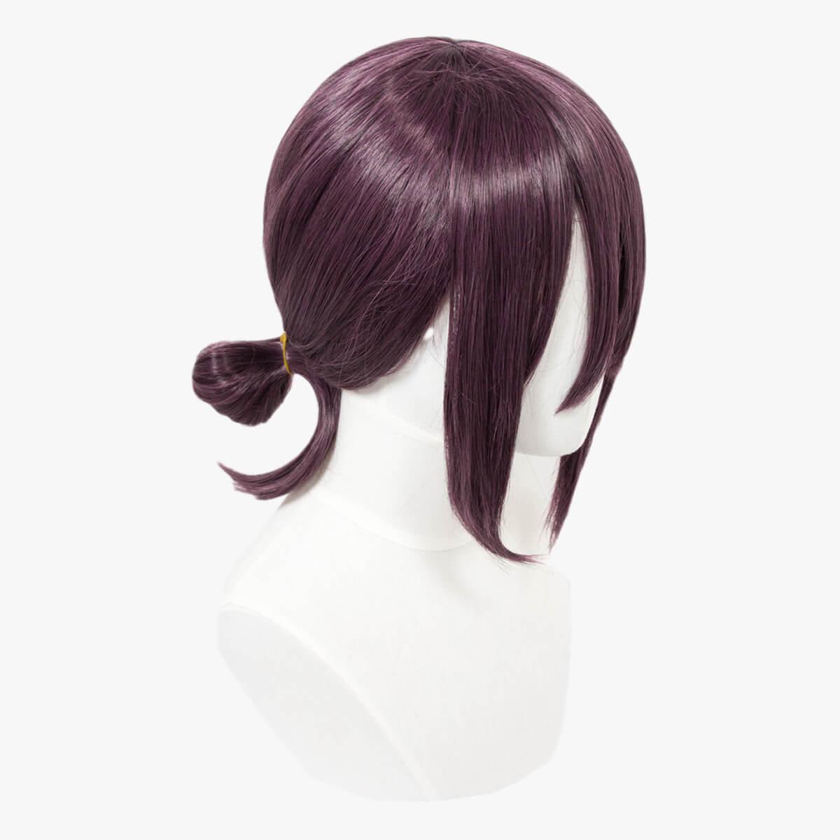Chainsaw Man Reze Dark Purple Cosplay Wig - Aesthetic Clothes Shop