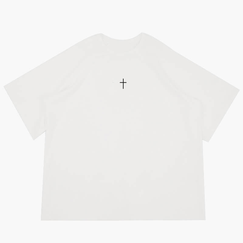 Cross Embroidery Darkcore T-Shirt