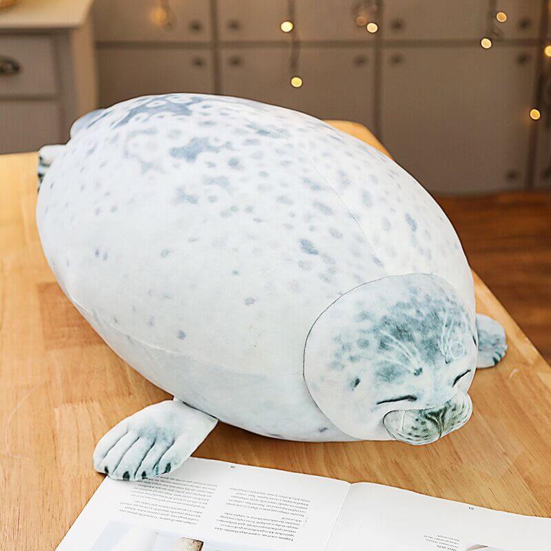 Cute Fat Seal Pup Pillow Plush Toy